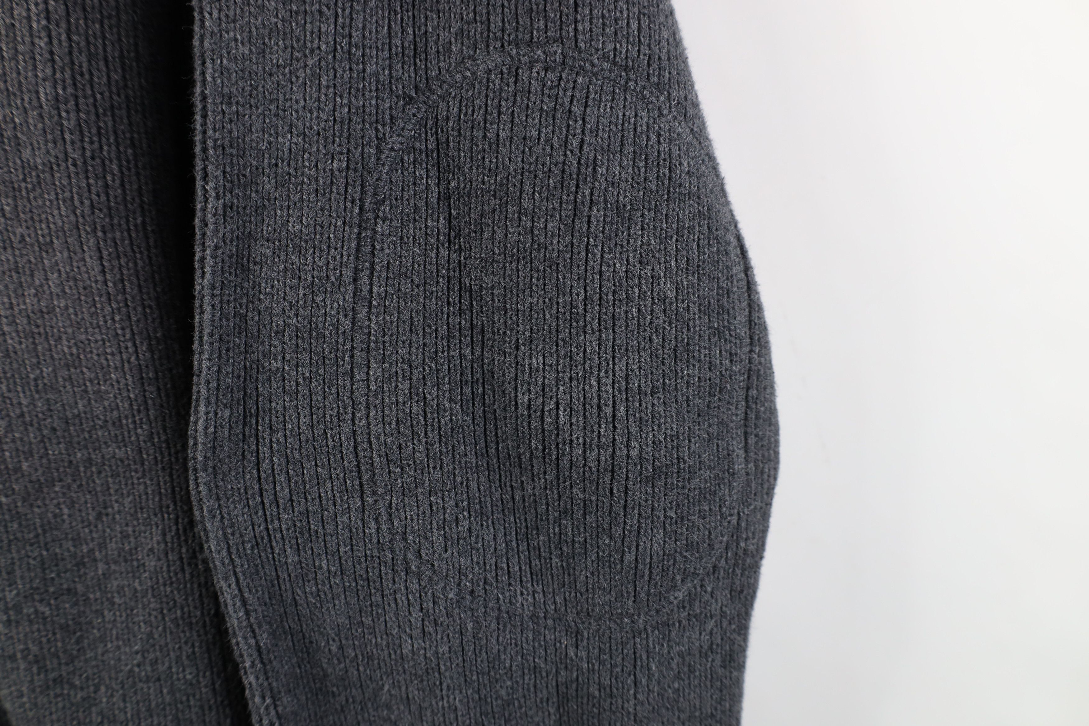 Vintage Vintage 90s Y2K Streetwear Fit Ribbed Knit Henley Sweater Size US M / EU 48-50 / 2 - 4 Thumbnail