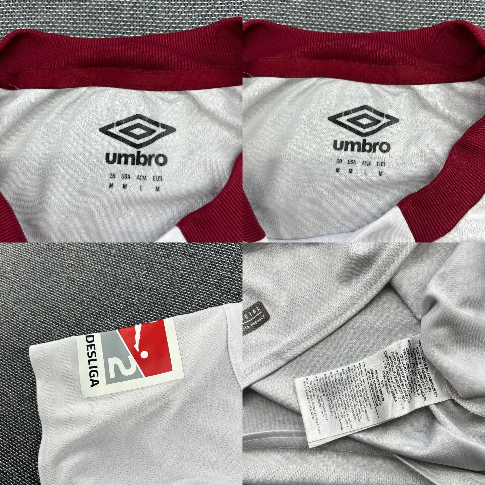 Umbro Umbro Nurnberg 2018 2019 Away Tim Leibold Football Jersey Mens M White Short Sleeve Round Neck Moisture Wicking Quick Dry Jersey Size US M / EU 48-50 / 2 - 8 Thumbnail