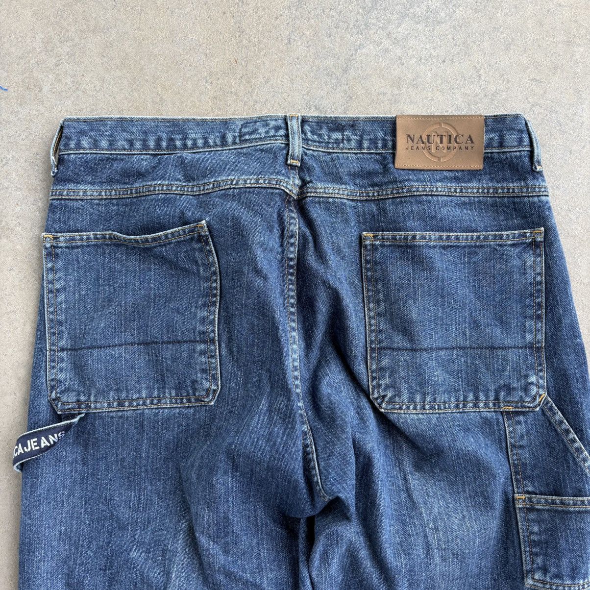 Nautica × Vintage Vintage Y2K Nautica Baggy Carpenter Pants 38x32 Wide Leg Size US 38 / EU 54 - 11 Thumbnail