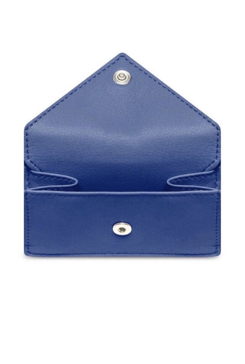 Balenciaga o1mt1gz1124 Size: OS / Papier Mini Wallet in Blue Size ONE SIZE - 2 Thumbnail