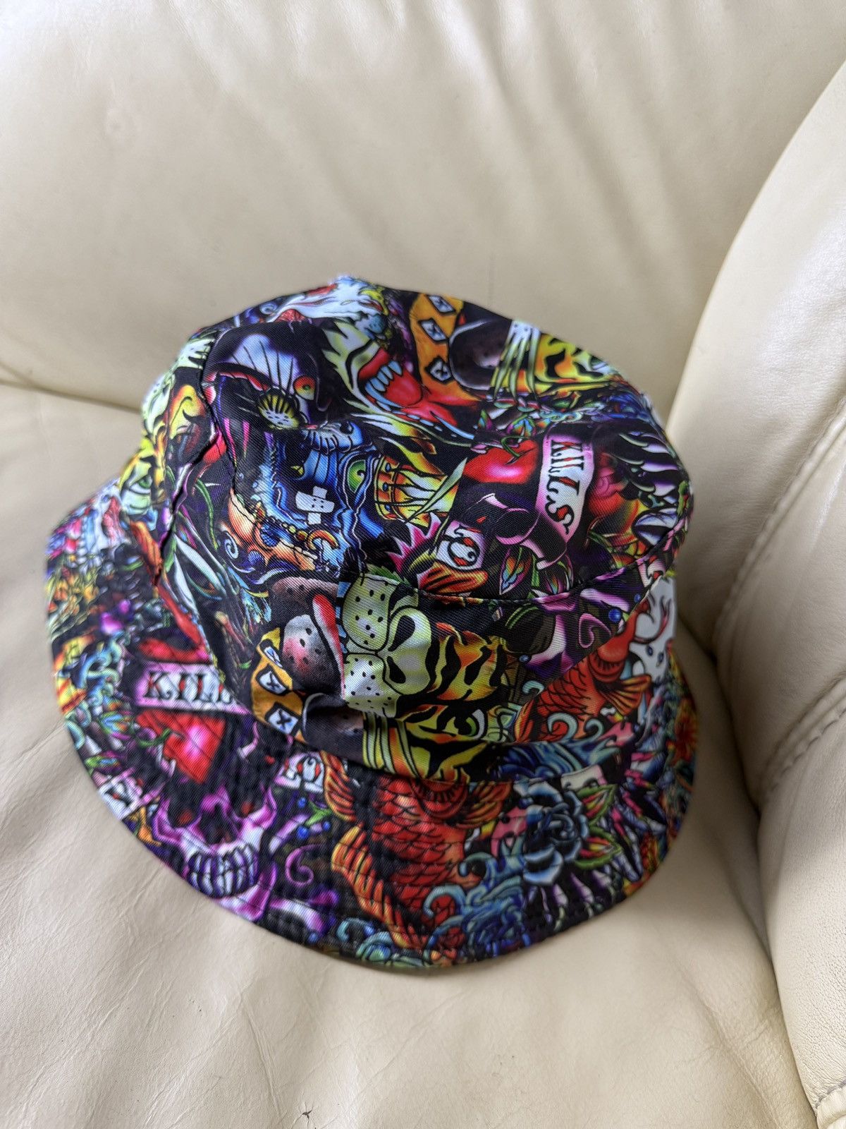 Other Reversible Bucket Hat Ed Hardy Style Size ONE SIZE - 3 Thumbnail