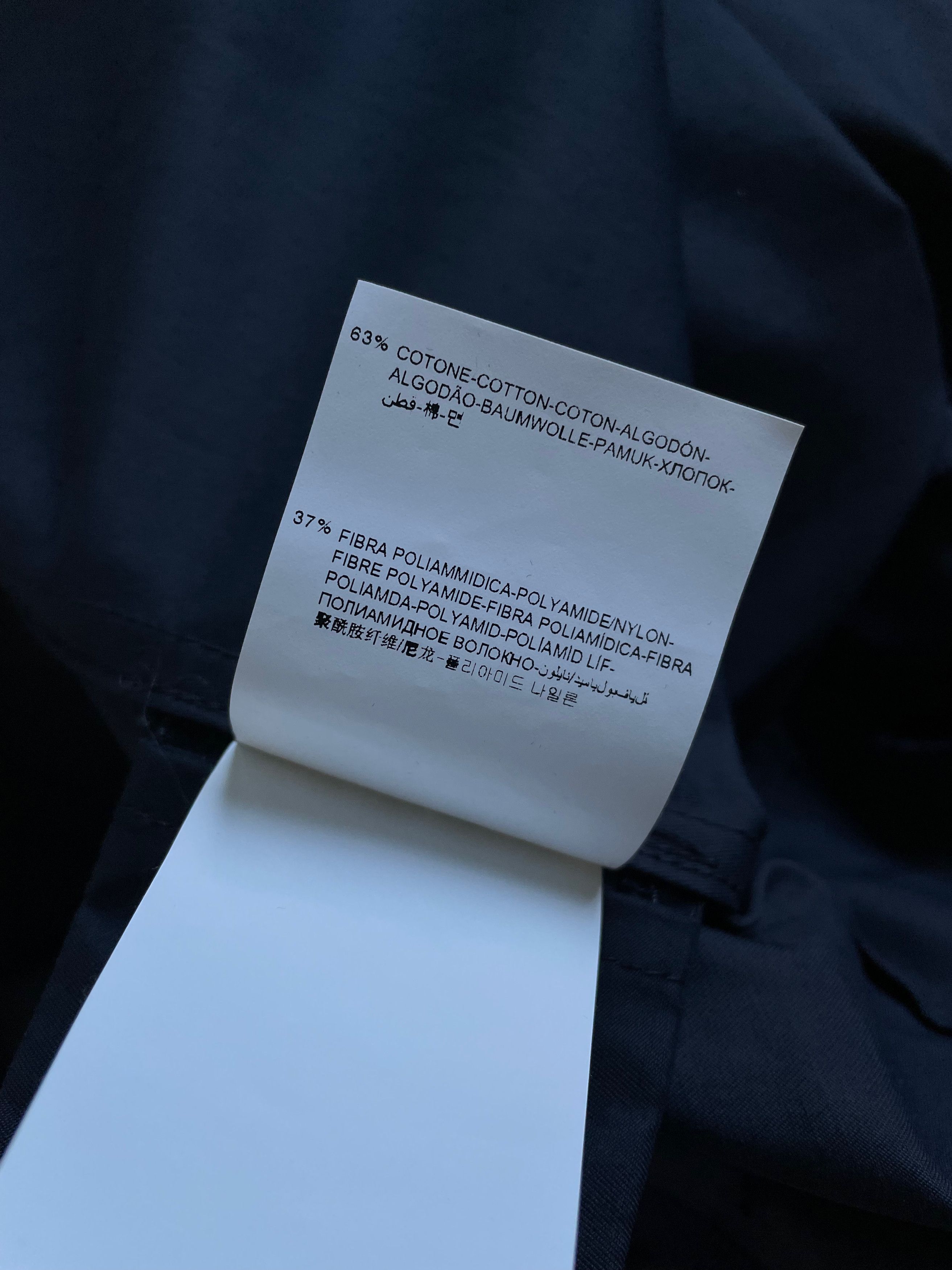 Moncler Moncler Womens Navy Blue Citron Cotton Trench Coat Jacket Size L / US 10 / IT 46 - 13 Thumbnail