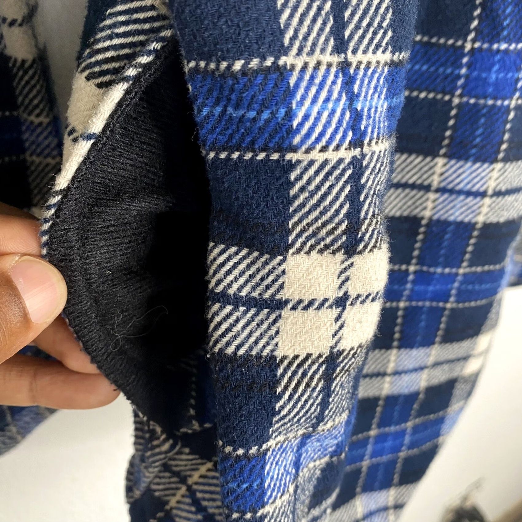 Orvis VINTAGE Orvis Shirt Mens Blue Flannel Button-Up Long Sleeve with Pockets Size M Size US M / EU 48-50 / 2 - 6 Thumbnail
