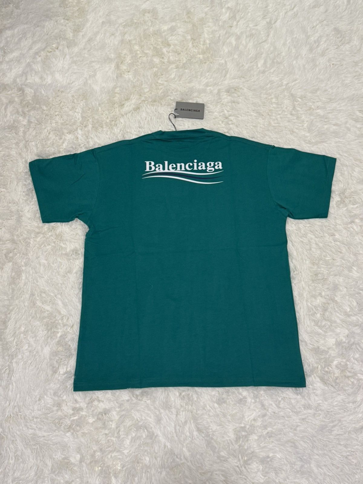 Balenciaga Balenciaga deep green t shirt Size US S / EU 44-46 / 1 - 3 Thumbnail