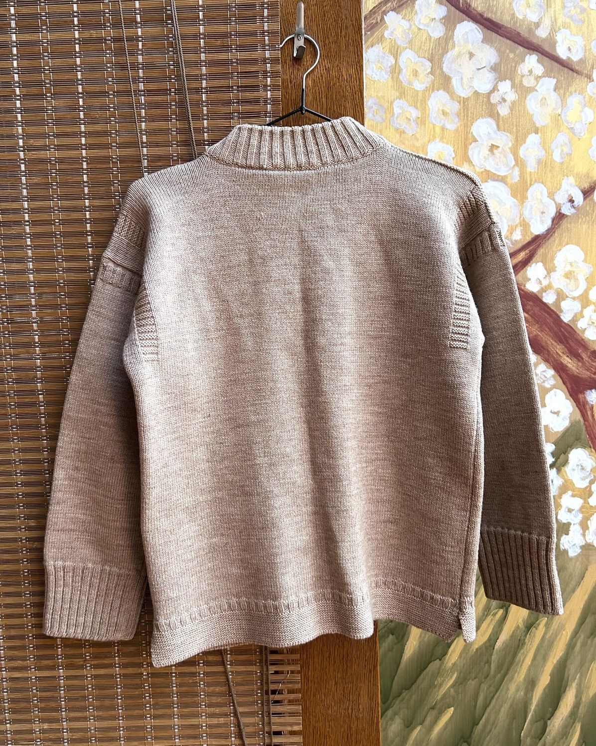 Le Tricoteur Guernsey Vintage Guernsey Woollens Fisherman Traditional Cardigan Size S / US 4 / IT 40 - 2 Thumbnail