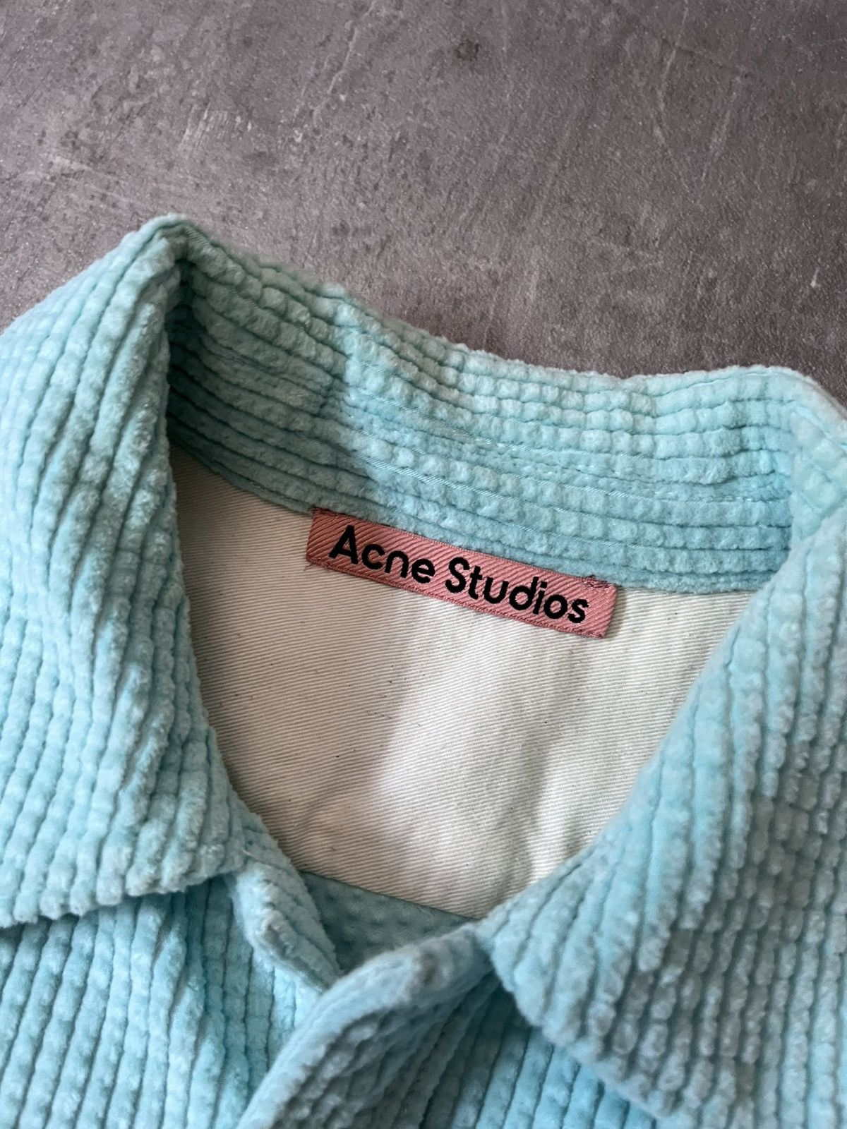 Acne Studios Acne Studios Corduroy mint cotton overshirt light jacket Size US M / EU 48-50 / 2 - 5 Thumbnail