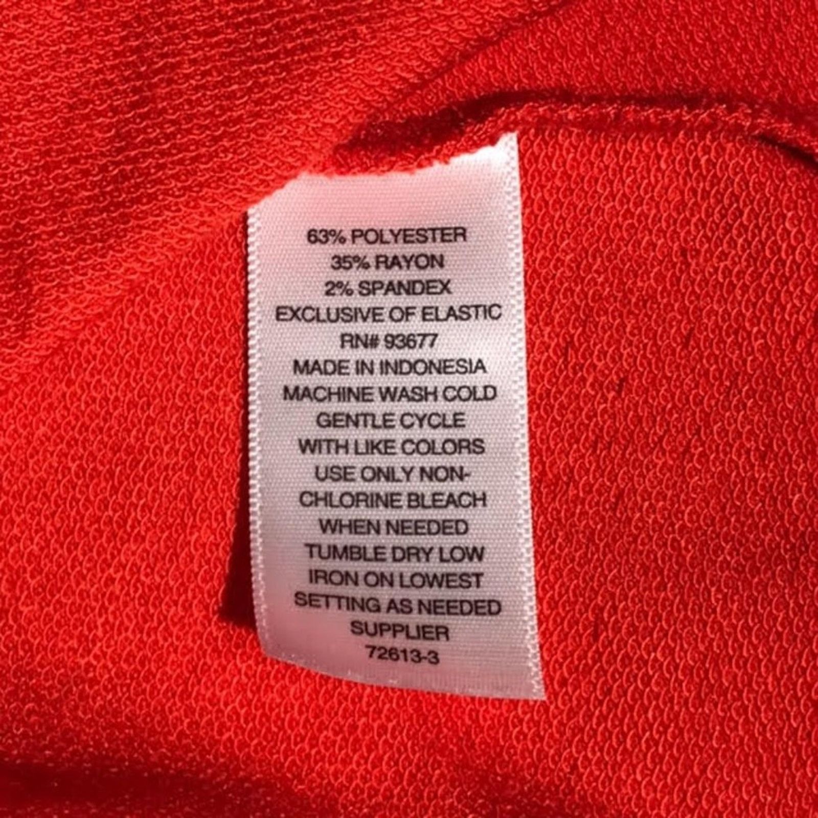 Other a.n.a. Reddish Orange Knit Cropped Bell Sleeve Shift Dress Size L / US 10 / IT 46 - 5 Thumbnail