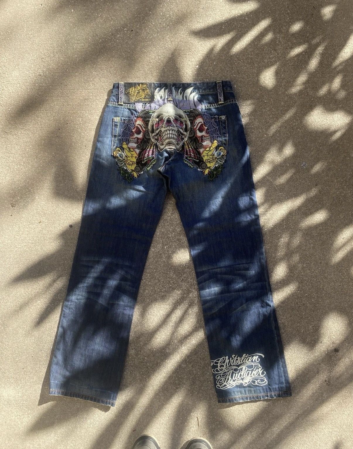 Christian Audigier Christian Audigier AOP Denim Size US 31 - 1 Thumbnail