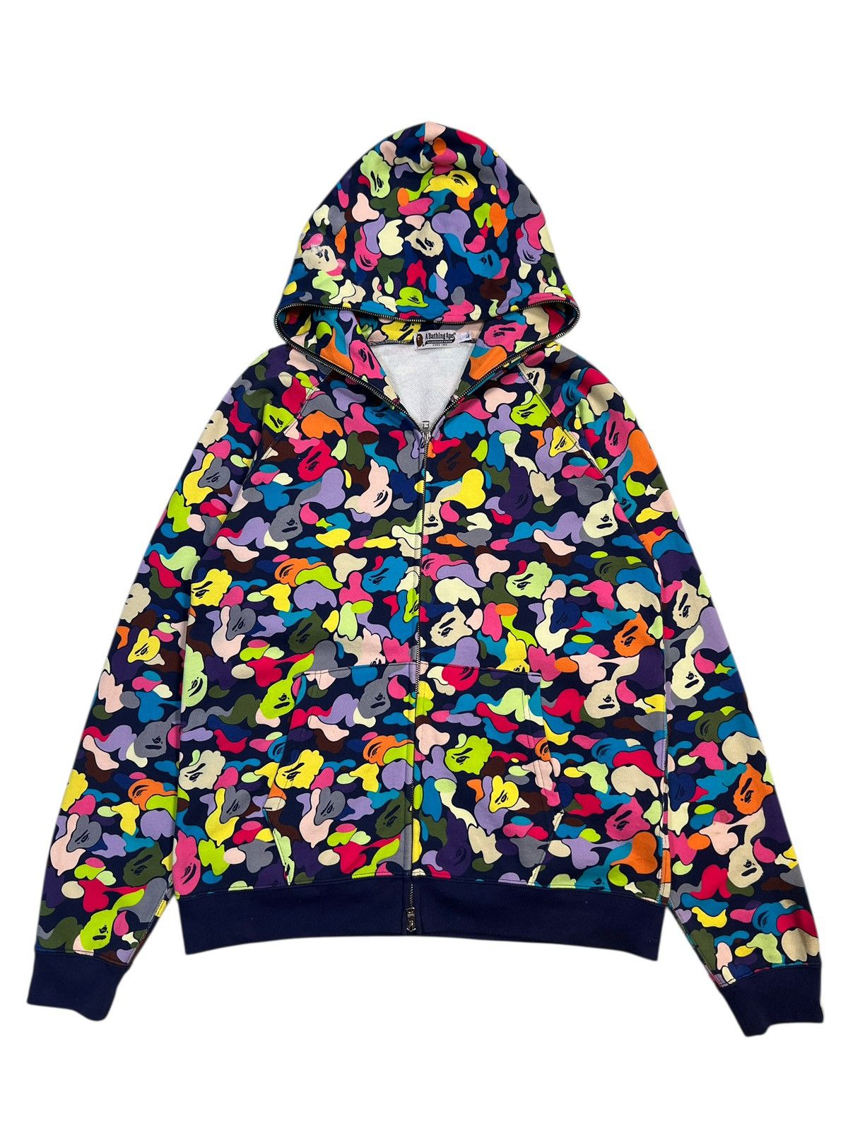 Bape 🔥 A BATHING APE INLUKEWARM WATER CAMO ZIPPER HOODIE Size US L / EU 52-54 / 3 - 3 Thumbnail