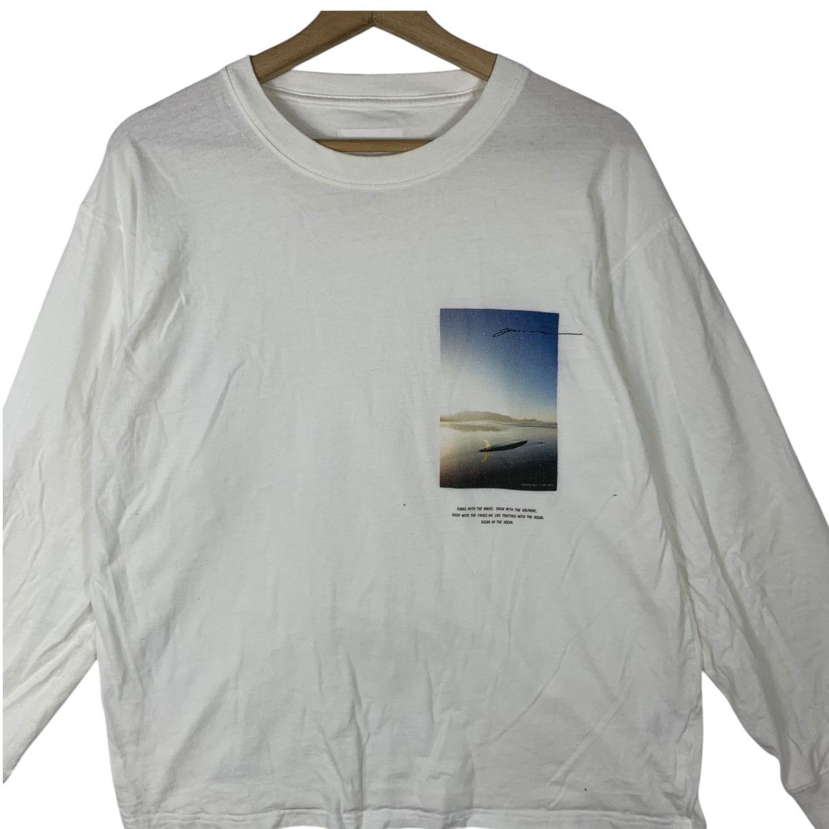 Vintage BAYFLOW x SURFRIDER FOUNDATION Fotofolio Tee Shirt Top Size M / US 6-8 / IT 42-44 - 3 Thumbnail