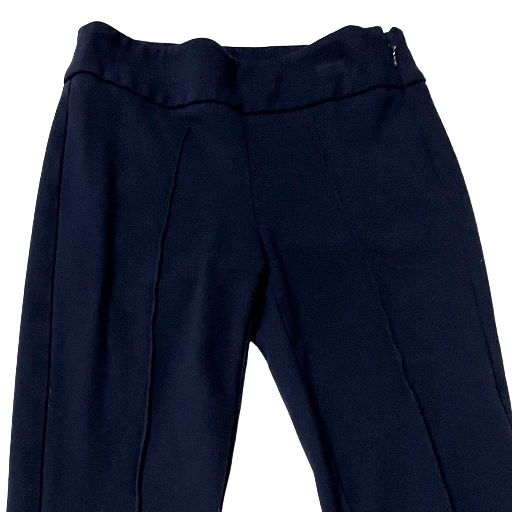 Vintage CAbi Bootcut Pants Navy Blue 0 Regular Stretch Trouser Side Zip 5312 Women Pants Size 25" / US 0 / IT 36 - 3 Thumbnail