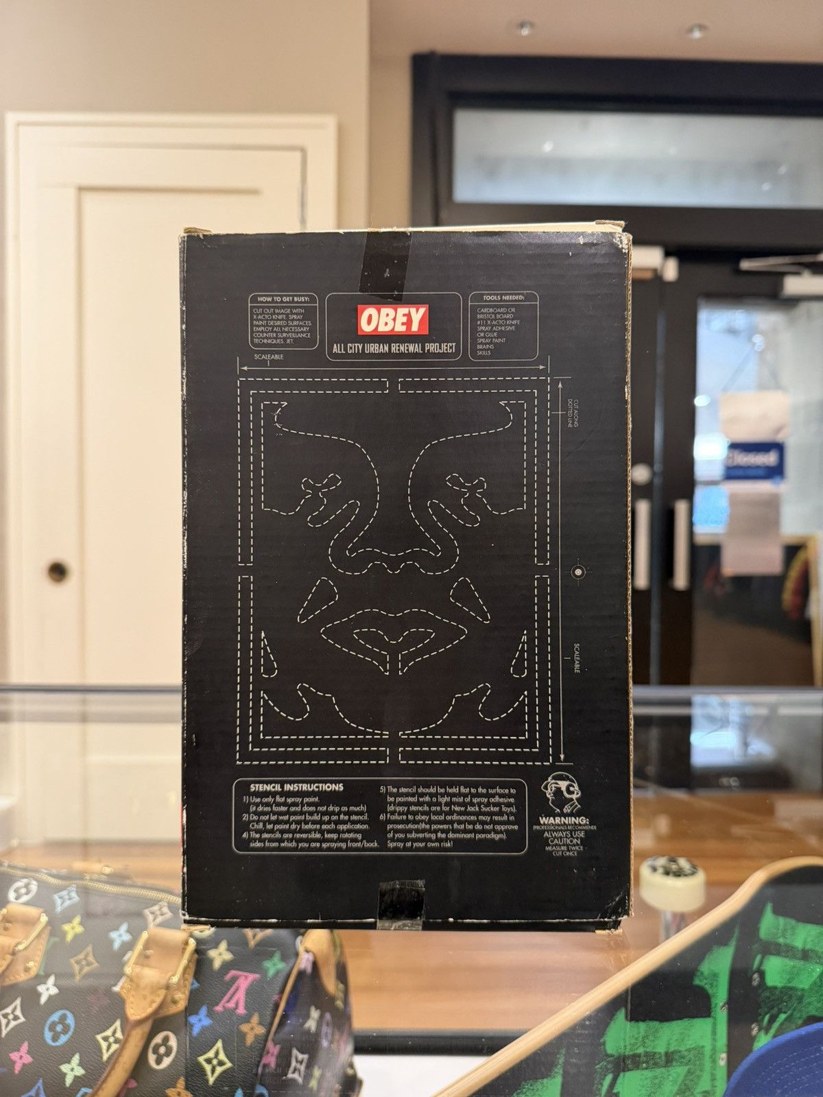 Obey Obey Qee Bomber Cat 8 inch - Shepard Fairey Size ONE SIZE - 3 Thumbnail