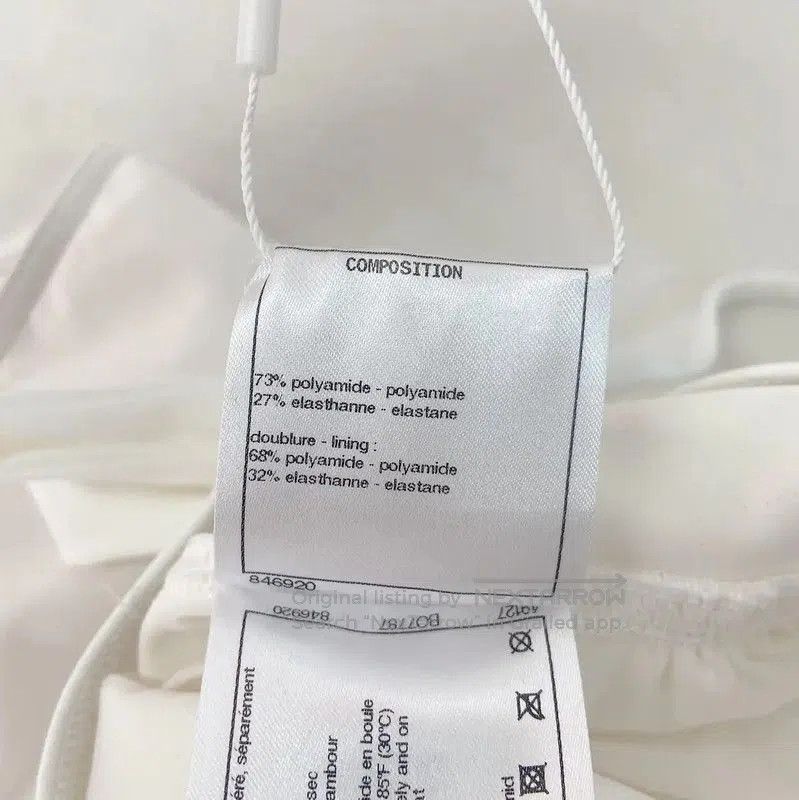 Chanel Chanel White Summer Midi Dress for Women . Size M / US 6-8 / IT 42-44 - 7 Thumbnail