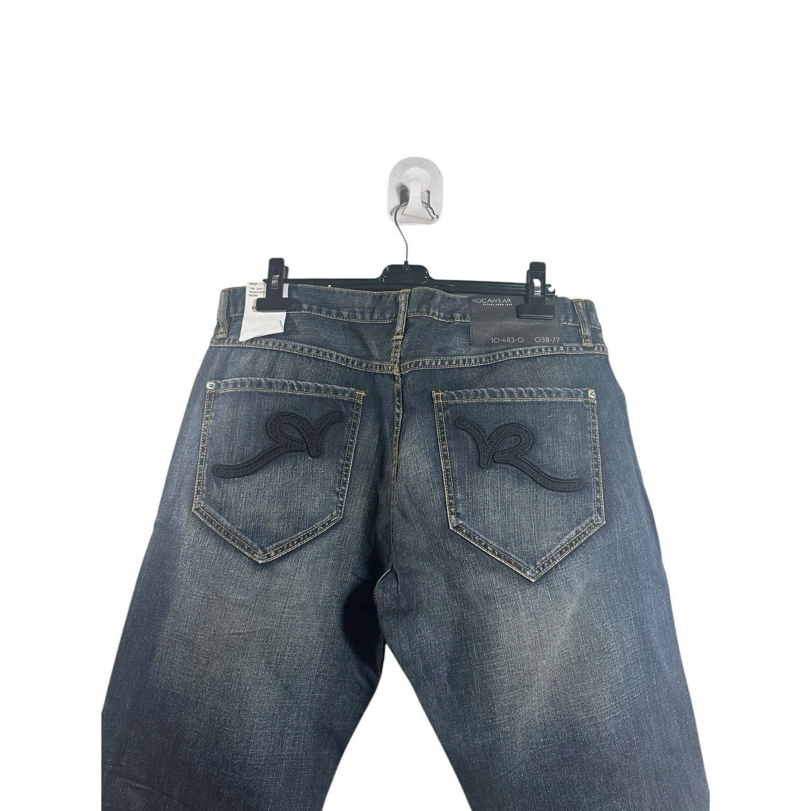 Rocawear Vintage Y2K Rocawear Jeans Mens Denim Baggy Hip Hop Blue Wid Size US 38 / EU 54 - 4 Thumbnail
