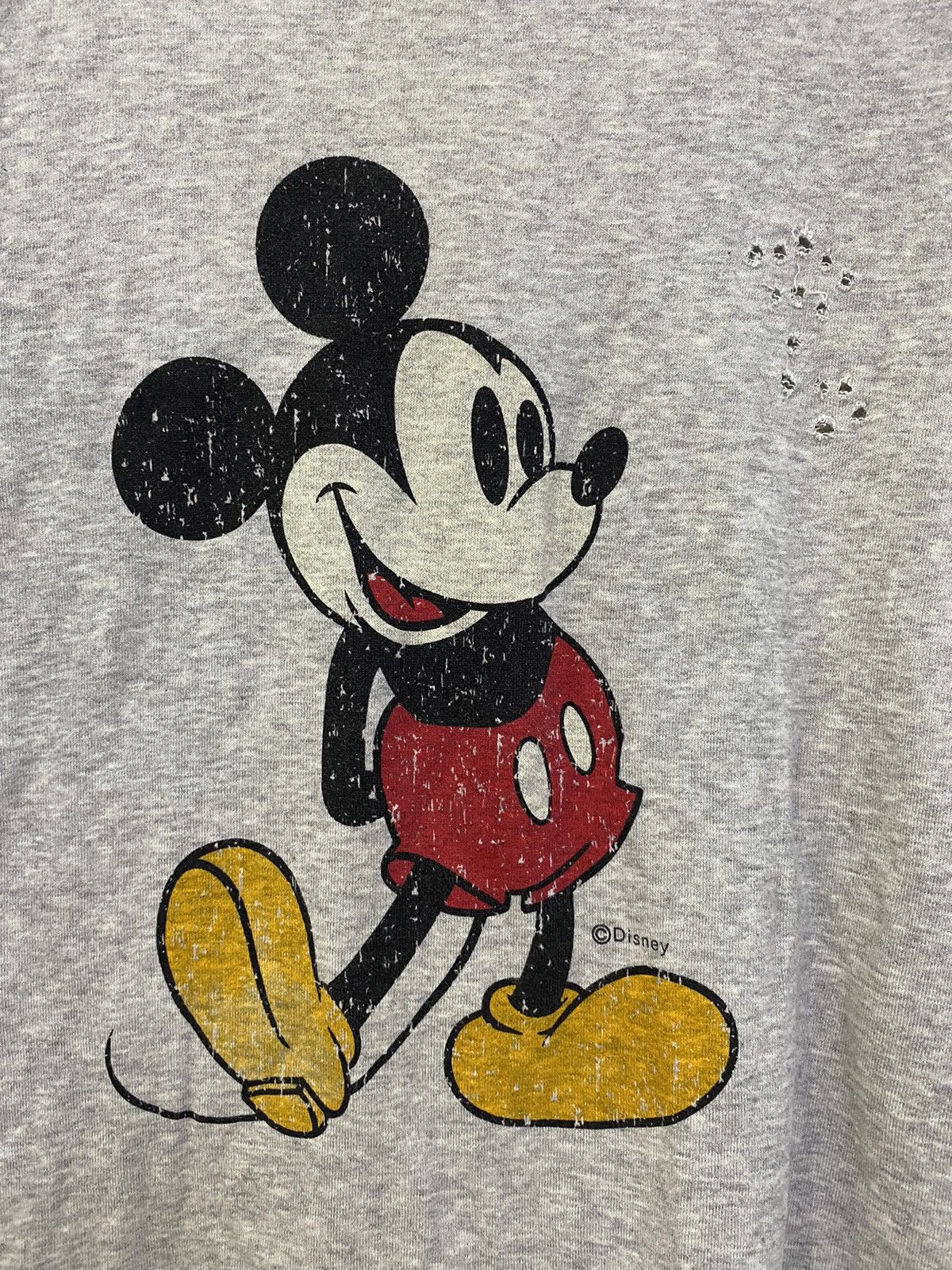 Beams Plus BEAMS X MICKEY MOUSE MIRROR PRINT DISTRESS SWEATSHIRT Size US S / EU 44-46 / 1 - 2 Thumbnail