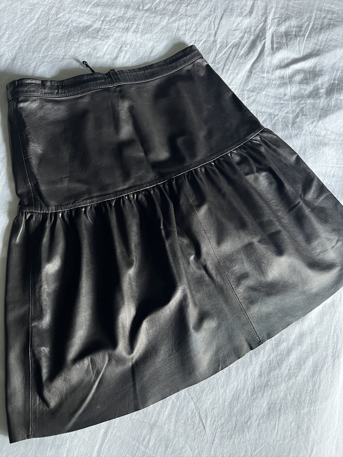 Allsaints AllSaints Leather Skirt Size 27" / US 4 / IT 40 - 3 Thumbnail