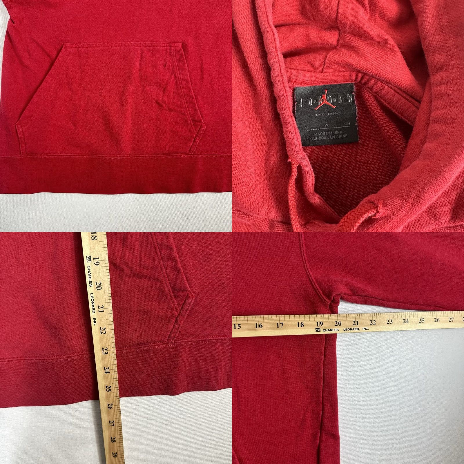 Nike Nike Air Jordan Legacy Hoodie Sweatshirt Mens Small Red CJ9083-687 Size US S / EU 44-46 / 1 - 8 Thumbnail