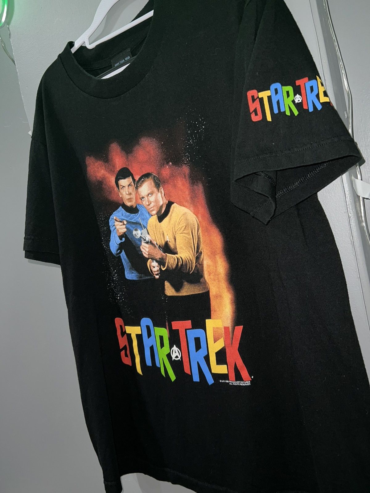 Vintage Vintage 1999 Star Trek shirt tv promo shirt Size US L / EU 52-54 / 3 - 7 Thumbnail