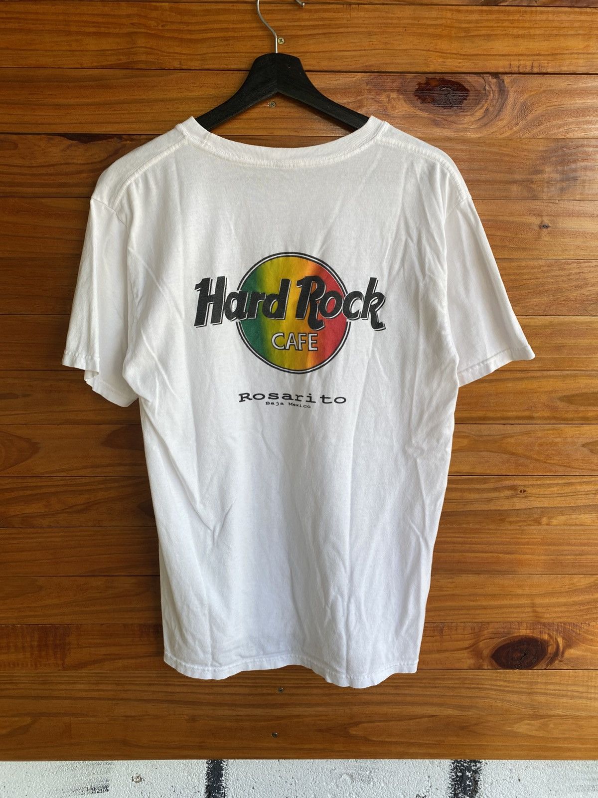 Hard Rock Cafe Vintage Hard Rock Cafe Rosarito Baja Mexico White T-Shirt Size US S / EU 44-46 / 1 - 3 Thumbnail