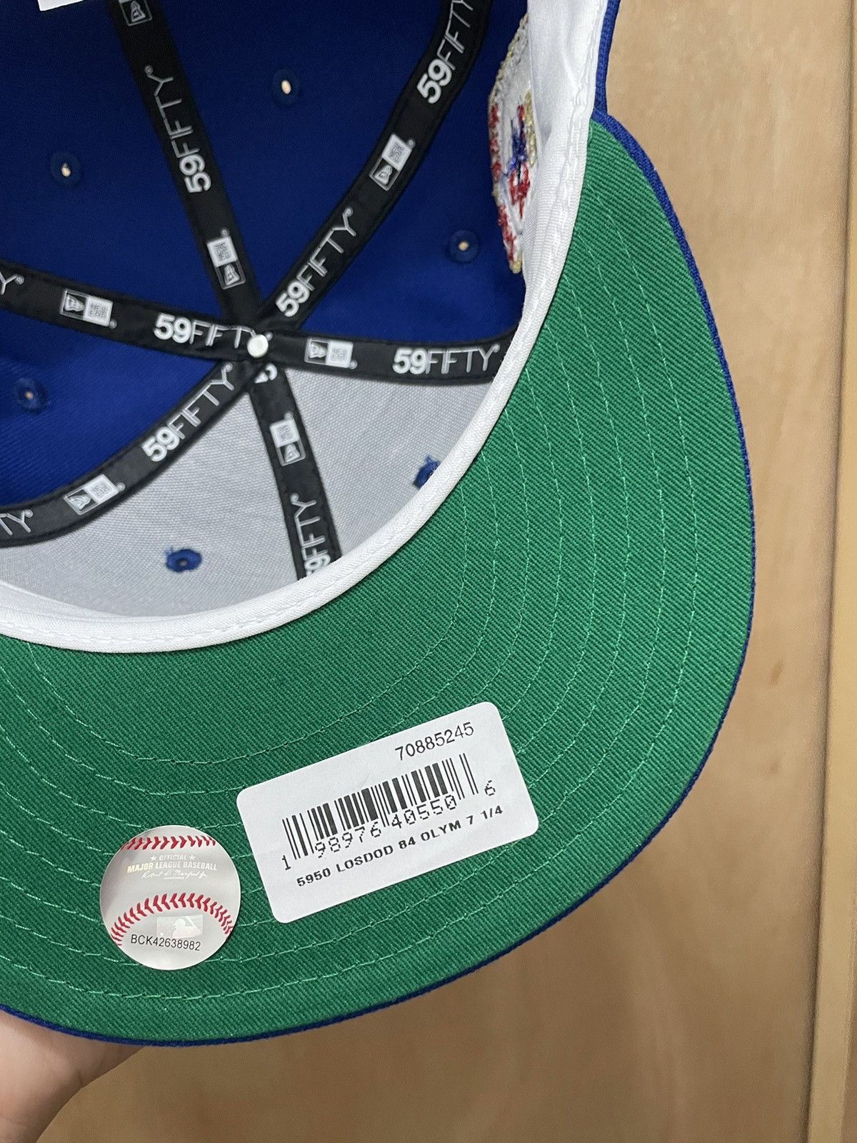 MLB Topperz Los Angeles dodgers 1984 Olympic baseball 7 1/4 Size ONE SIZE - 6 Thumbnail