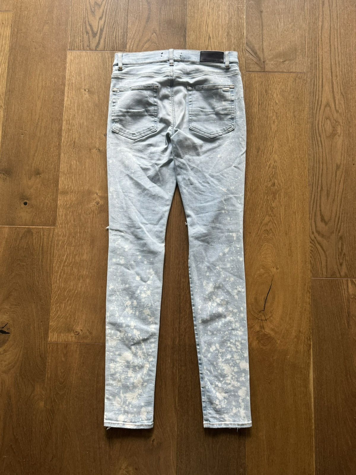 Amiri Amiri Jeans Bleach Stained Distressed Skinny Denim Size US 32 / EU 48 - 7 Thumbnail