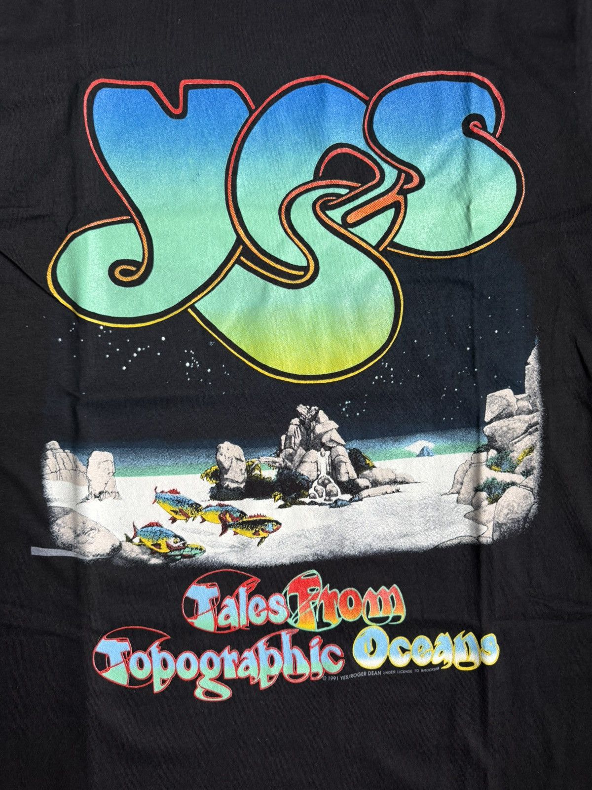 Vintage Rare Vintage Yes 90s Union Tour Band Tee Single Stitch Size US L / EU 52-54 / 3 - 3 Thumbnail
