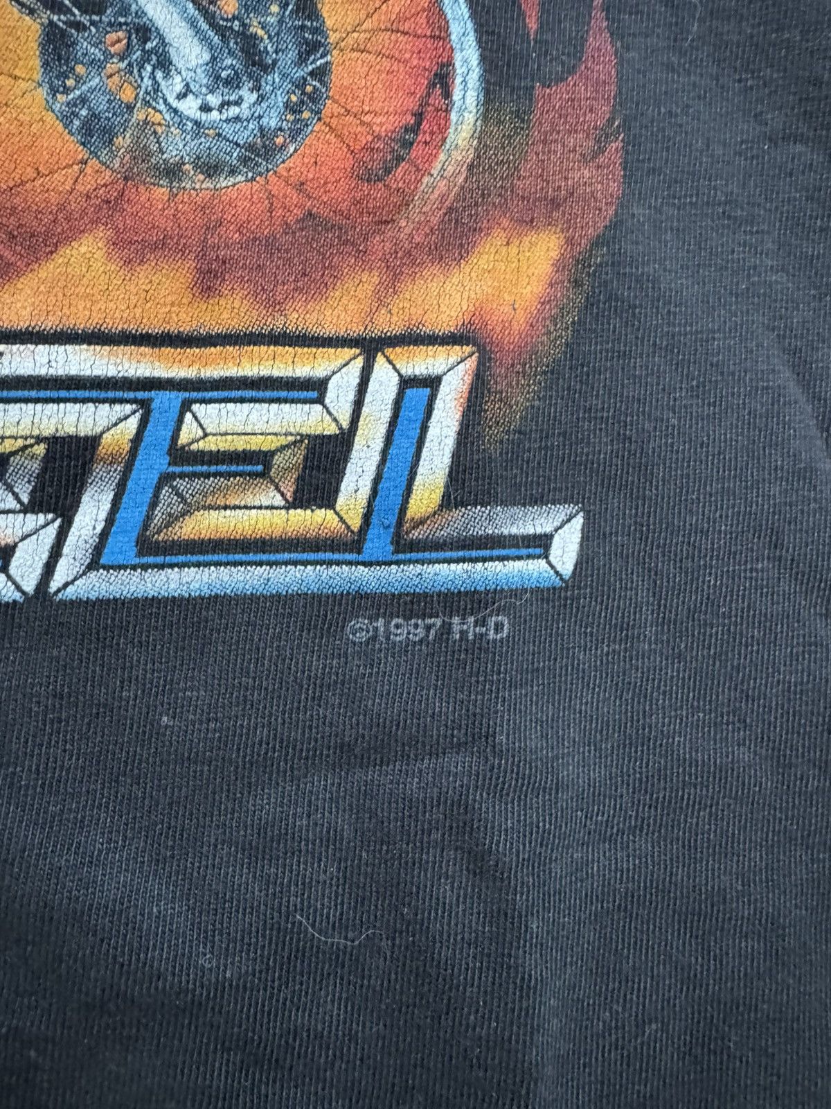 Harley Davidson Vintage Harley Davidson 1997 H-D logo black men’s Xl Size US XL / EU 56 / 4 - 5 Thumbnail