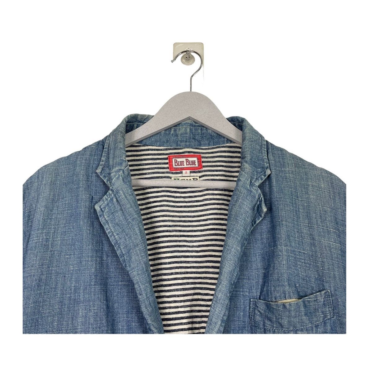 45rpm × Blue Blue Japan × Indigo 💥HEMP BLUE BLUE JAPAN STONE WASHED JACKET Size US L / EU 52-54 / 3 - 4 Thumbnail