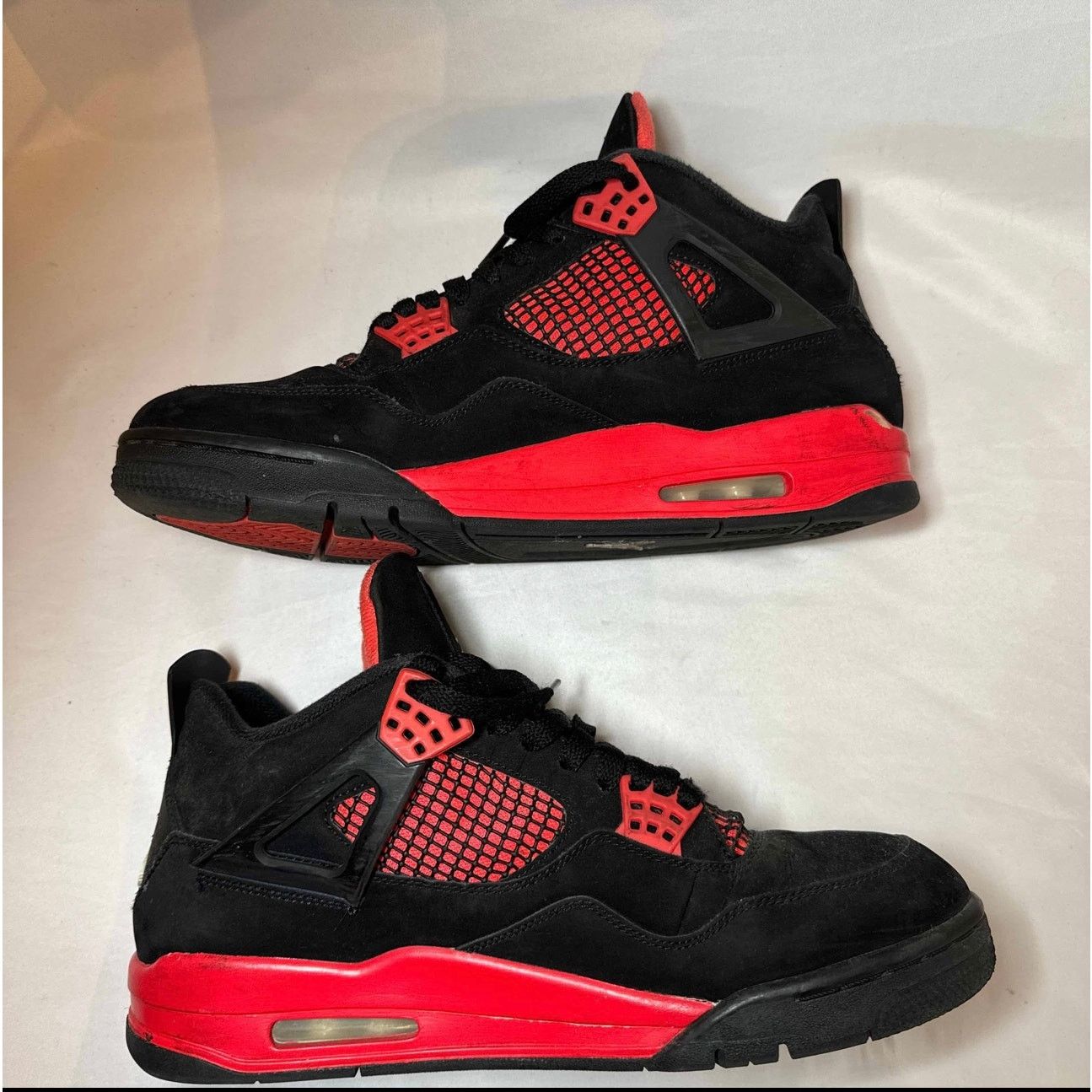 Jordan Brand × Nike Size 11 - Nike Air Jordan 4 Retro Red Thunder Men's Shoes Size US 11 / EU 44 - 3 Thumbnail
