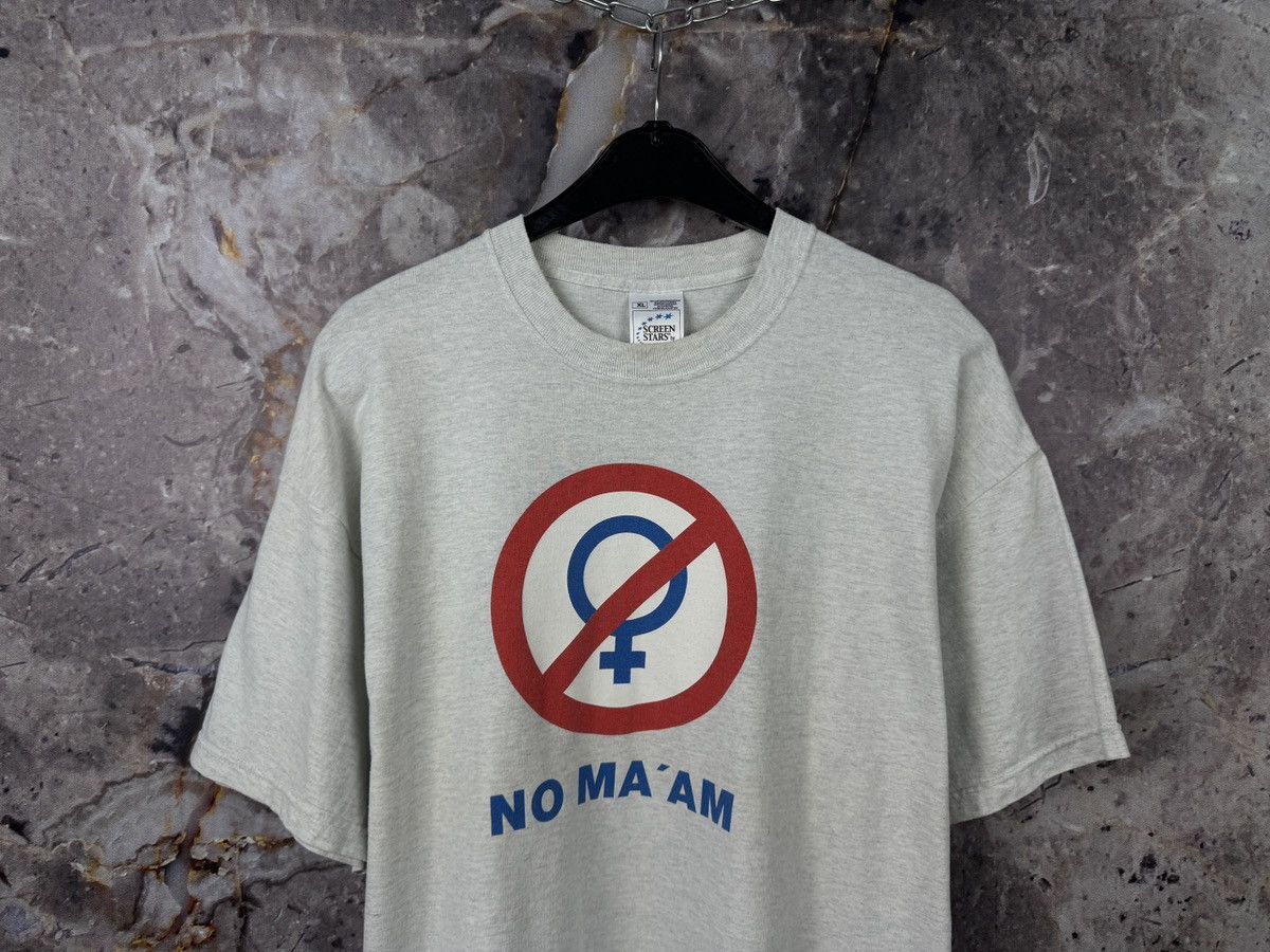 Fruit Of The Loom × Liquid Blue Men’s No Ma’am T-Shirt Vintage Size XL Size US XL / EU 56 / 4 - 2 Thumbnail