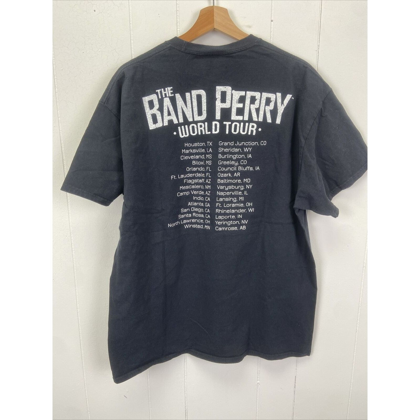 Band Tees The Band Perry World Tour Country Print T-Shirt Size XL Size US XL / EU 56 / 4 - 4 Thumbnail