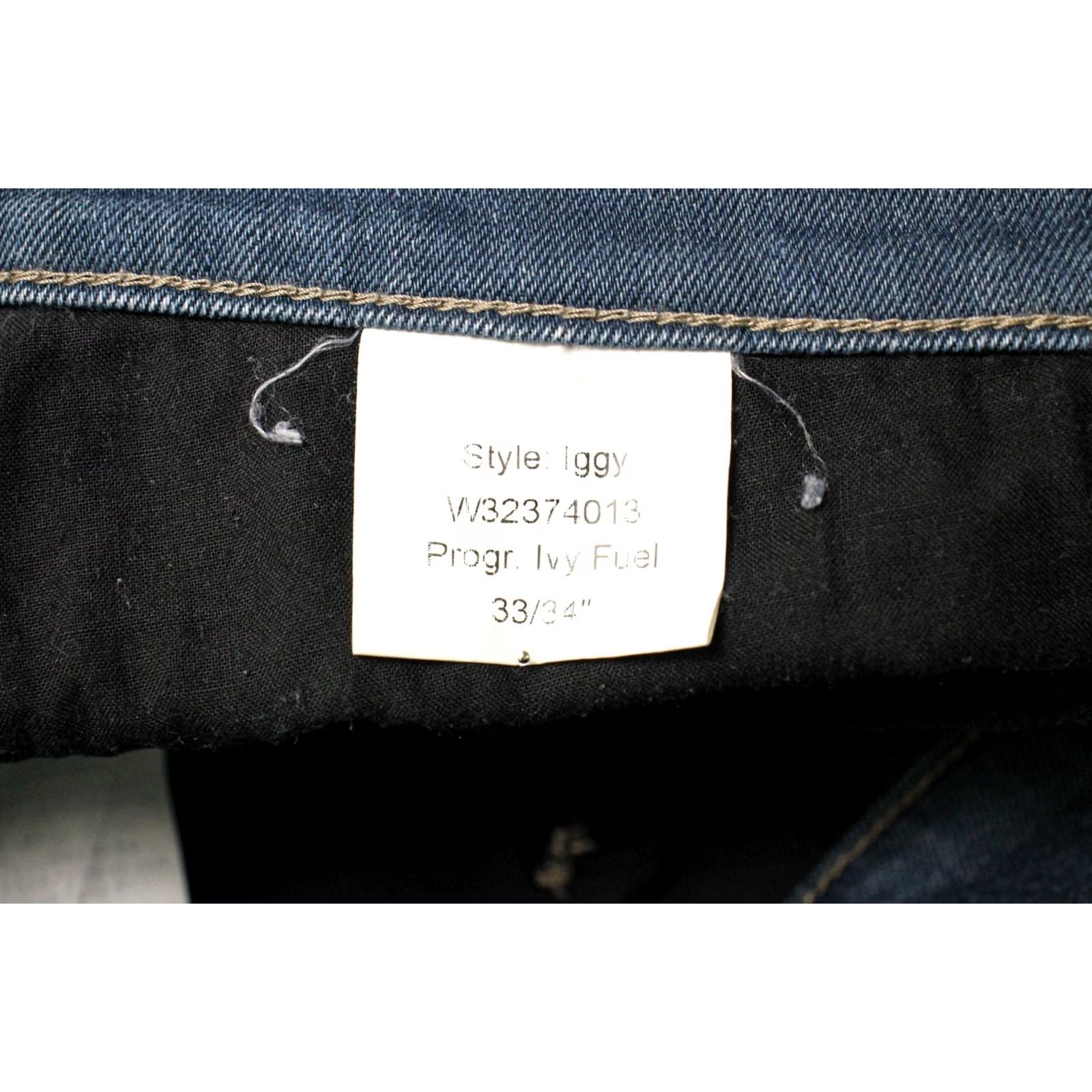 Tiger of Sweden TIGER OF SWEDEN Iggy Ivy Fuel Jeans Slim Fit W33/L34 Whiskers Faded Blue Denim Men Size US 33 - 7 Thumbnail