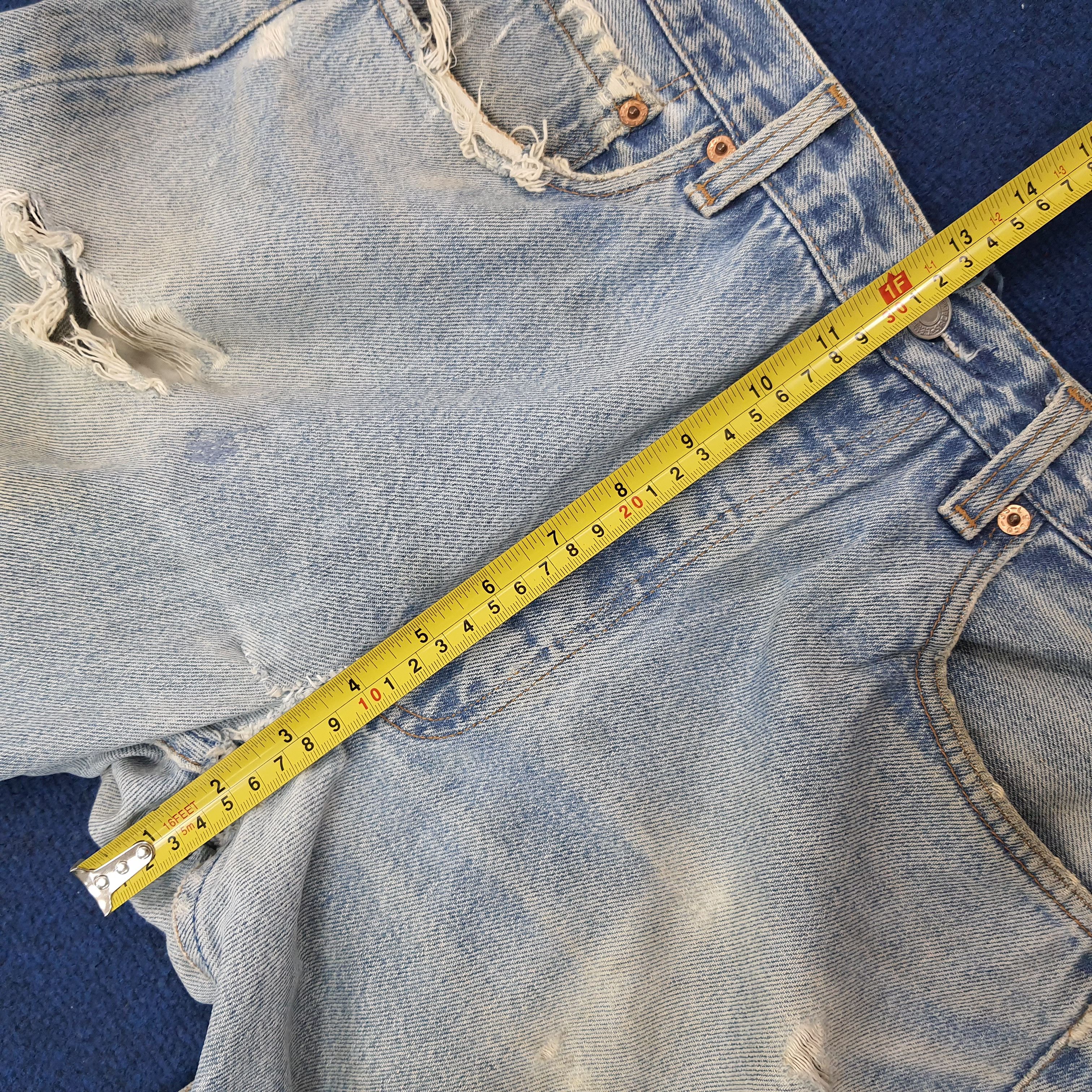 Levi's Vintage Levi's 501 Denim Distressed Style Jeans C252N18 Size US 31 - 11 Thumbnail