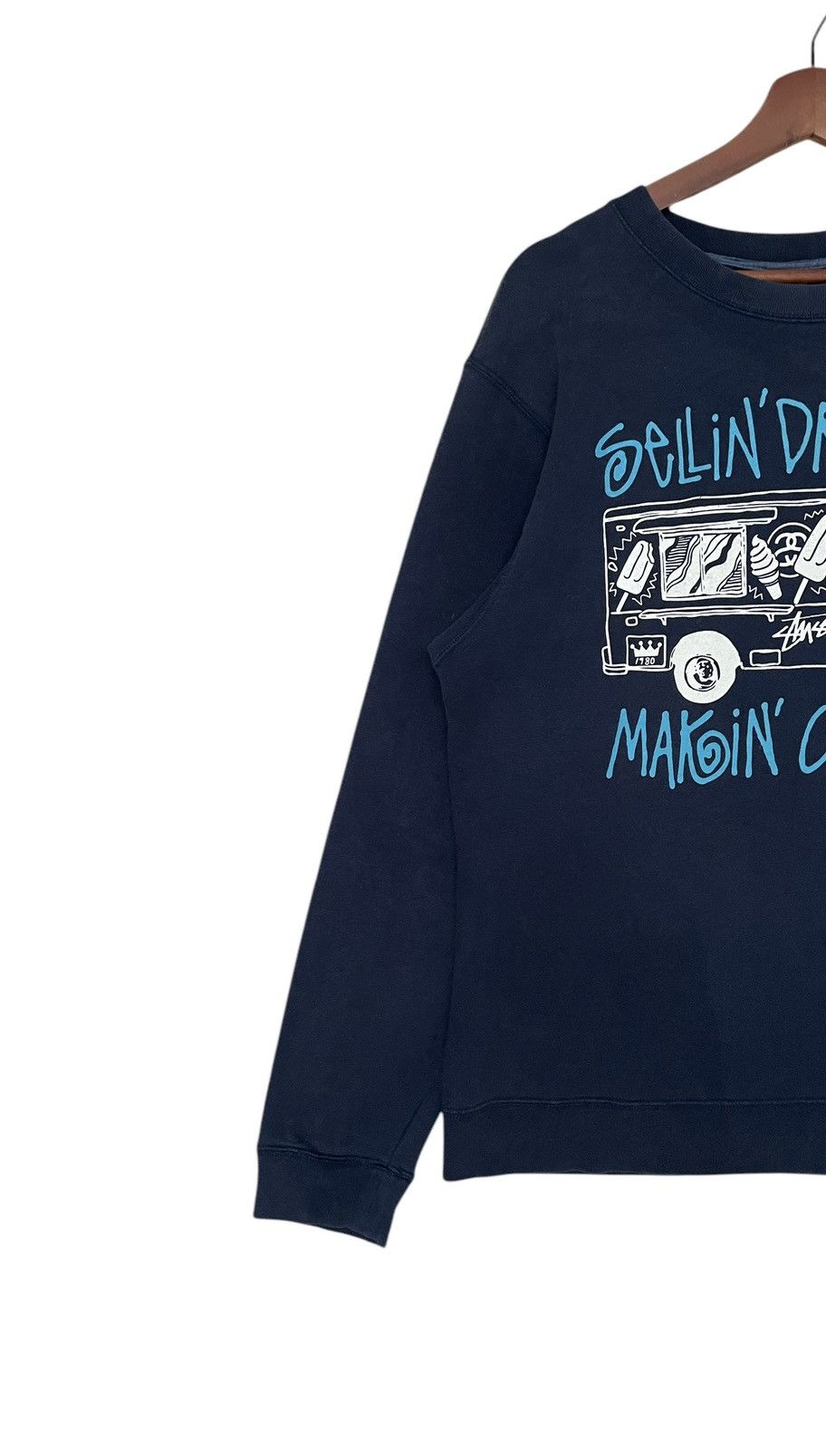 Stussy × Vintage Vintage Stussy Sweatshirt 2000s Size US XL / EU 56 / 4 - 3 Thumbnail
