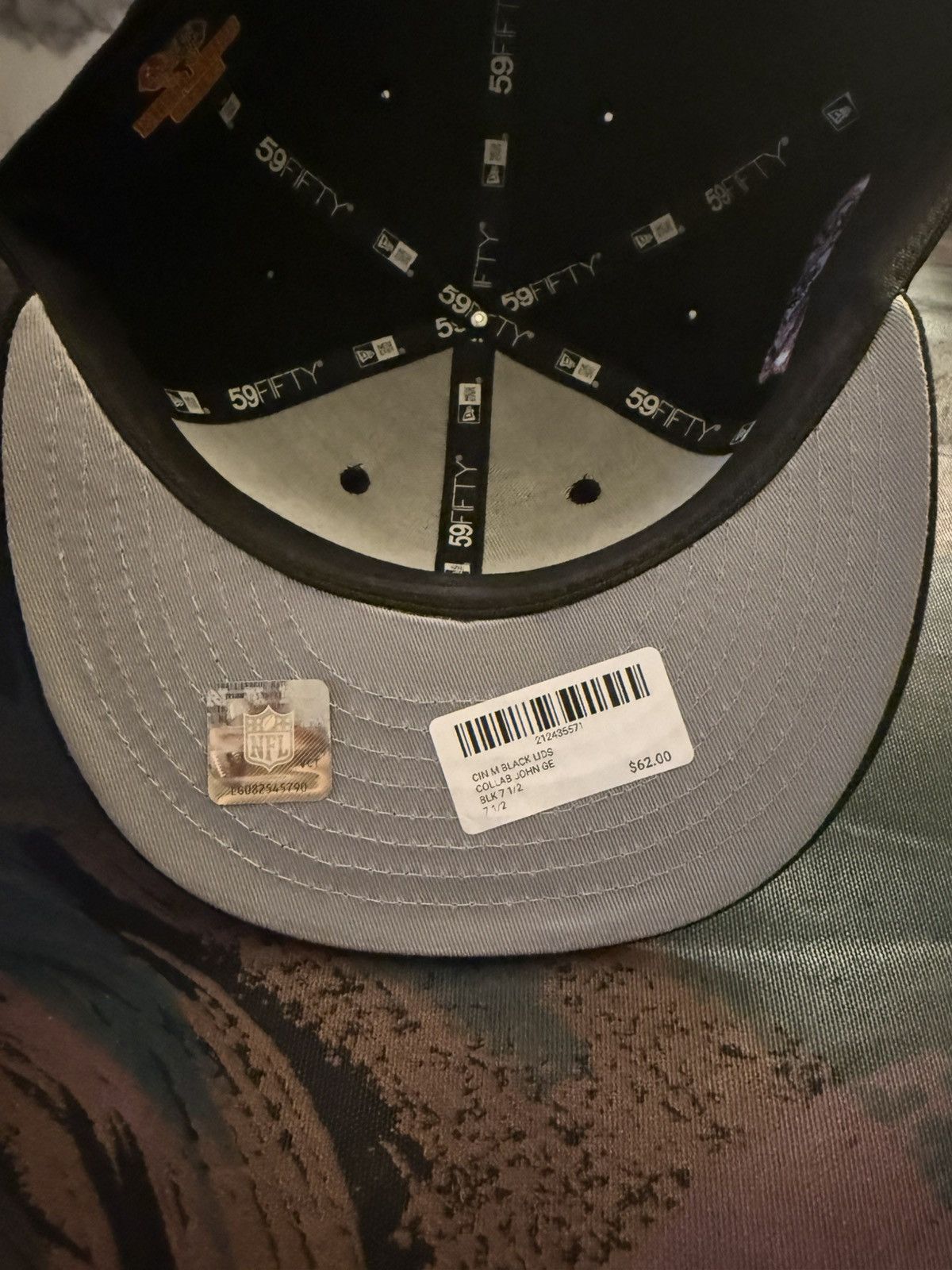 John Geiger John Gieger Misplaced Series Cincinnati Bengals Fitted Size ONE SIZE - 3 Thumbnail