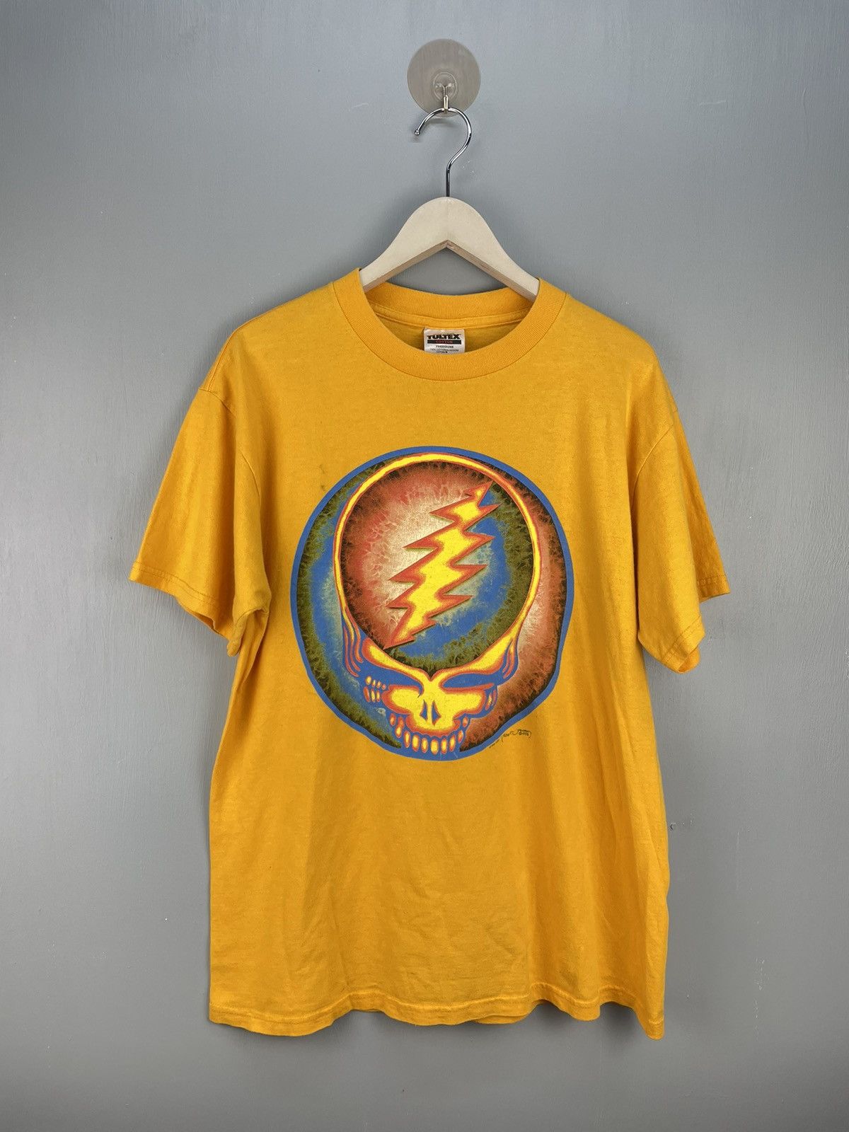 Vintage 90s The Grateful Dead Mike Schulman art design tee