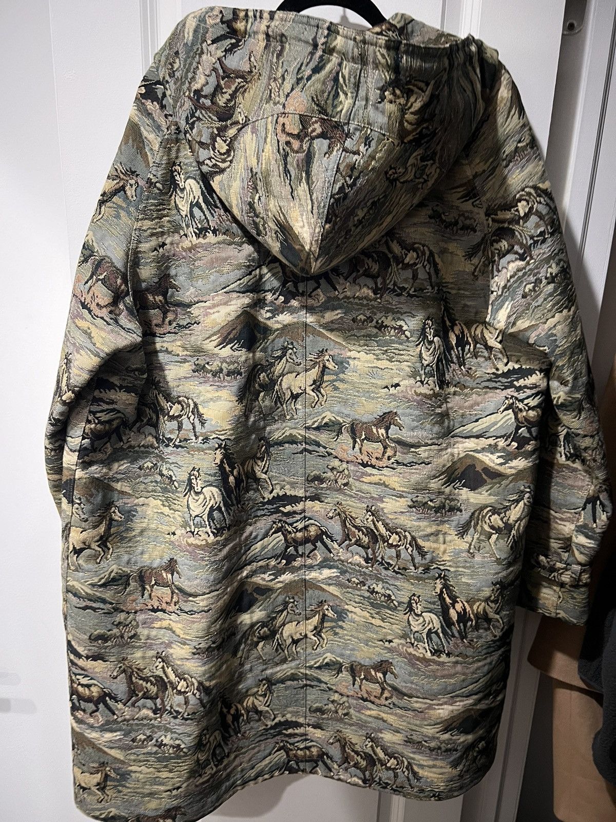 Celine Celine MILITARY PARKA WITH CAMARGUE TAPESTRY Size US L / EU 52-54 / 3 - 10 Thumbnail