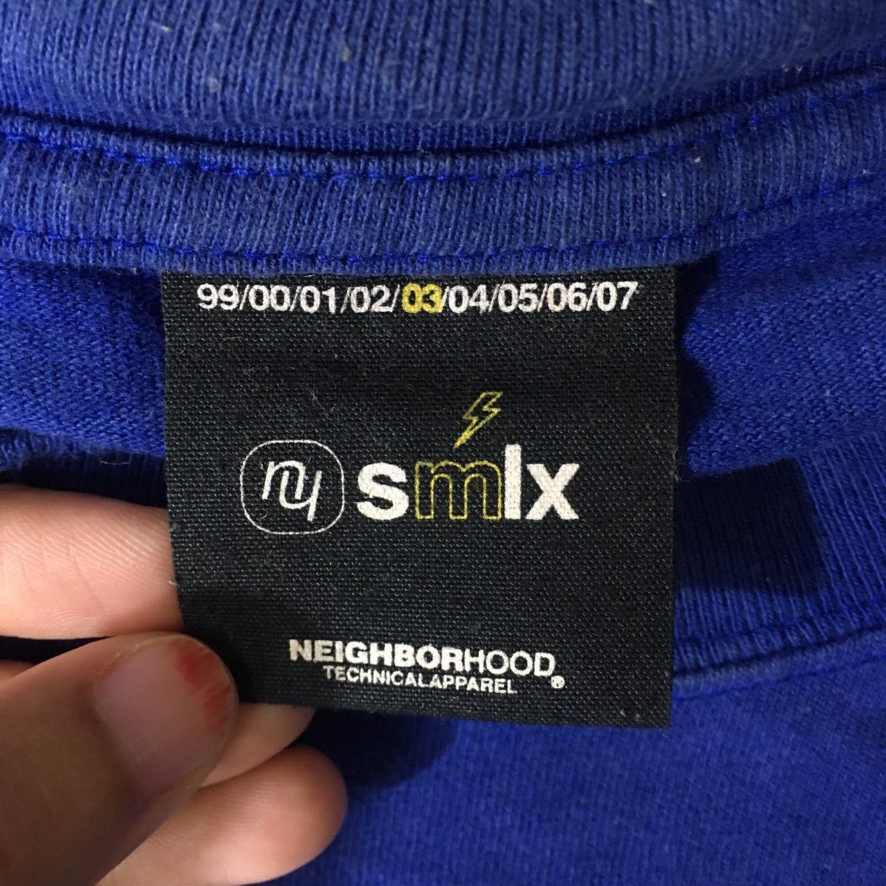 Neighborhood NEIGHBORHOOD JAPAN SMLX 2003 S/S Collection Blue Tee Shirt Size US M / EU 48-50 / 2 - 4 Thumbnail
