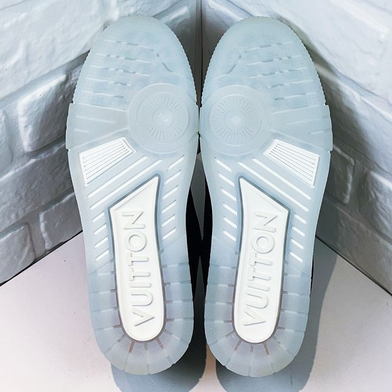 Louis Vuitton Louis Vuitton Trainer Low-top Black Fashion Sneakers -2508 Size US 8.5 / EU 41-42 - 4 Thumbnail