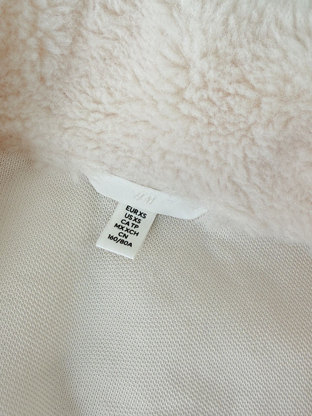 H&M H&m white fur jacket Size XS / US 0-2 / IT 36-38 - 5 Thumbnail