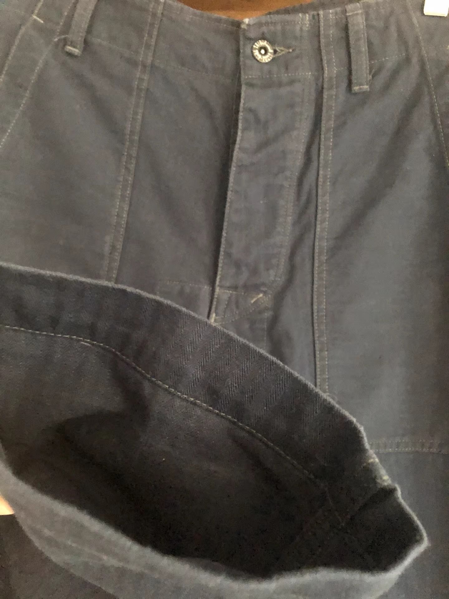 COLIMBO Colimbo Vintage Indigo Herringbone Cargo Pants Size US 30 / EU 46 - 2 Thumbnail