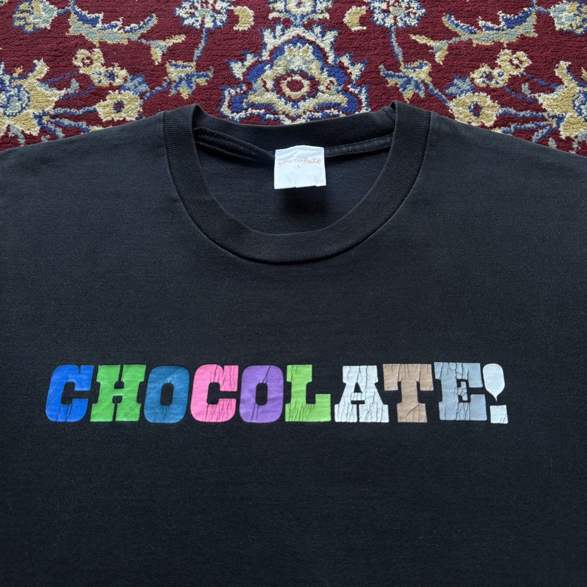 Chocolate TEE Skateboards Girl　ガール Girl Skateboards Vintage 90s Chocolate skateboards multicolor Logo