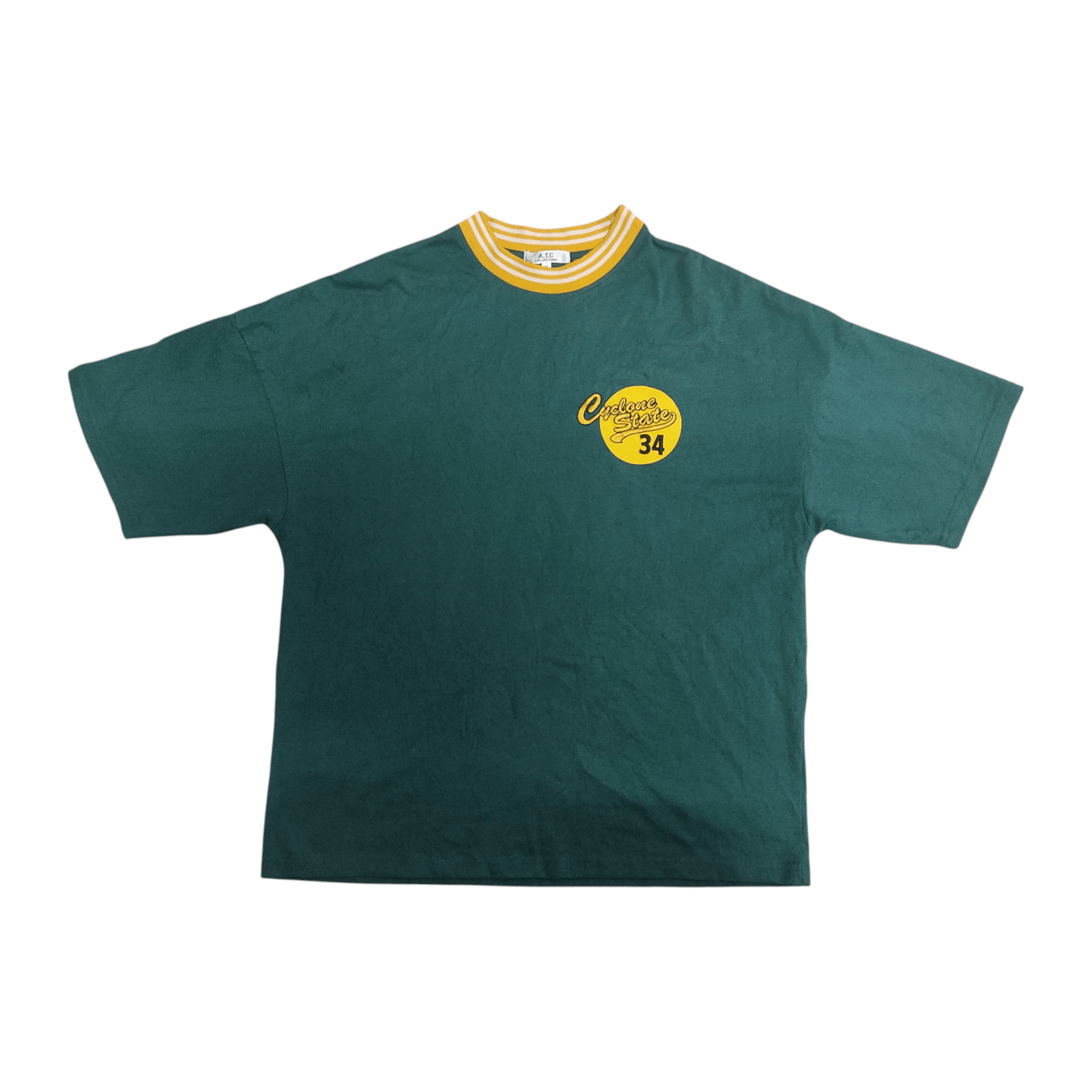 In The Attic ATC In the Attic Homme Cyclone State 34 Ringer Wide T-shirt Size US M / EU 48-50 / 2 - 3 Thumbnail