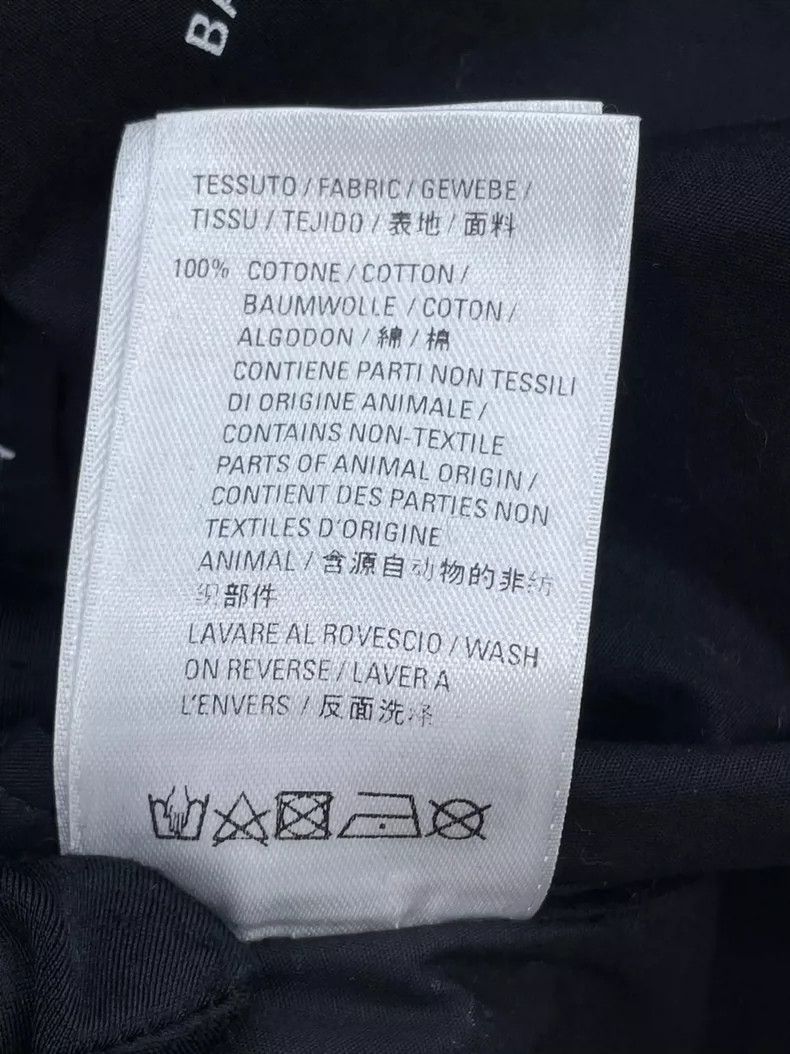 Balenciaga Balenciaga size 37 Shirt with black letters printed all ov Size US XS / EU 42 / 0 - 7 Thumbnail