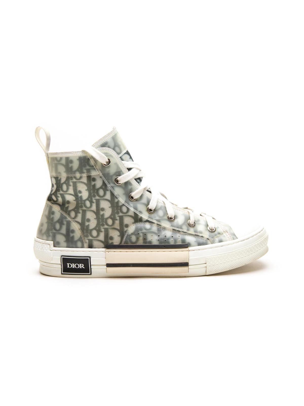 Dior Dior B23 Oblique Hightop Trainers Size US 8.5 / IT 38.5 - 1 Thumbnail