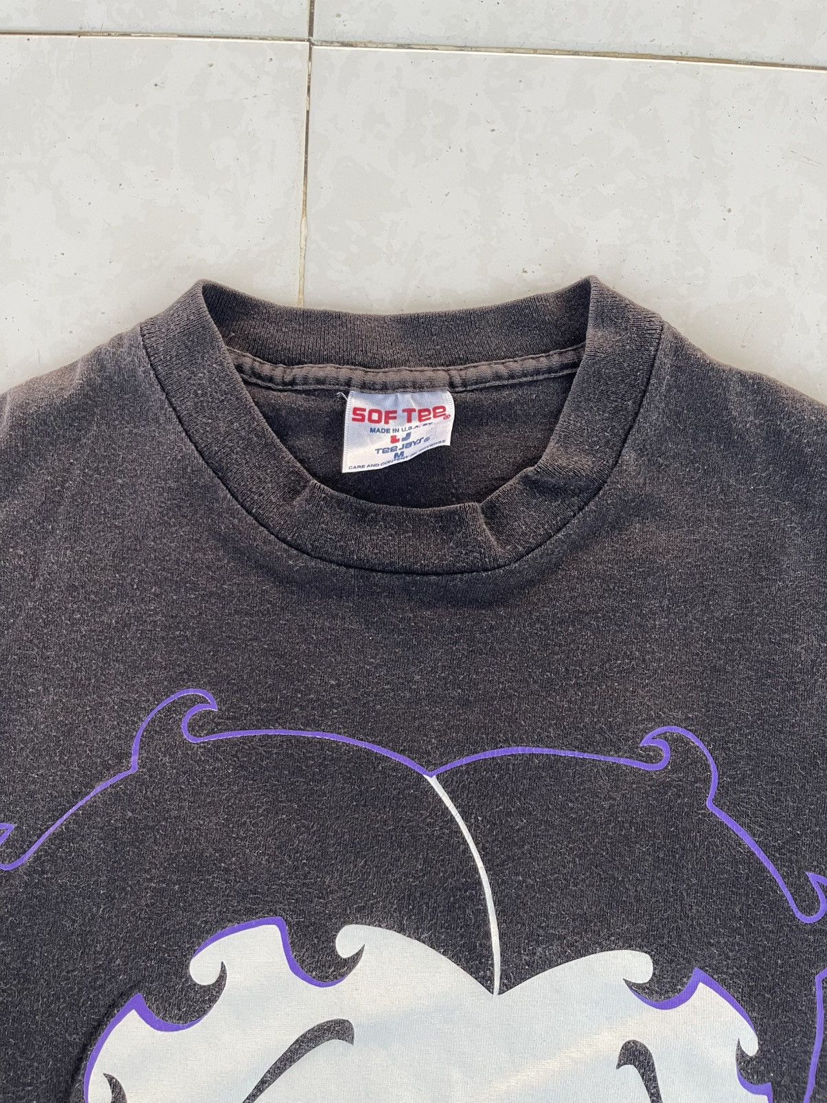 Vintage Vintage 1990's Betty Boop Got Silk Cartoon Sun Faded Tee Size US M / EU 48-50 / 2 - 8 Thumbnail