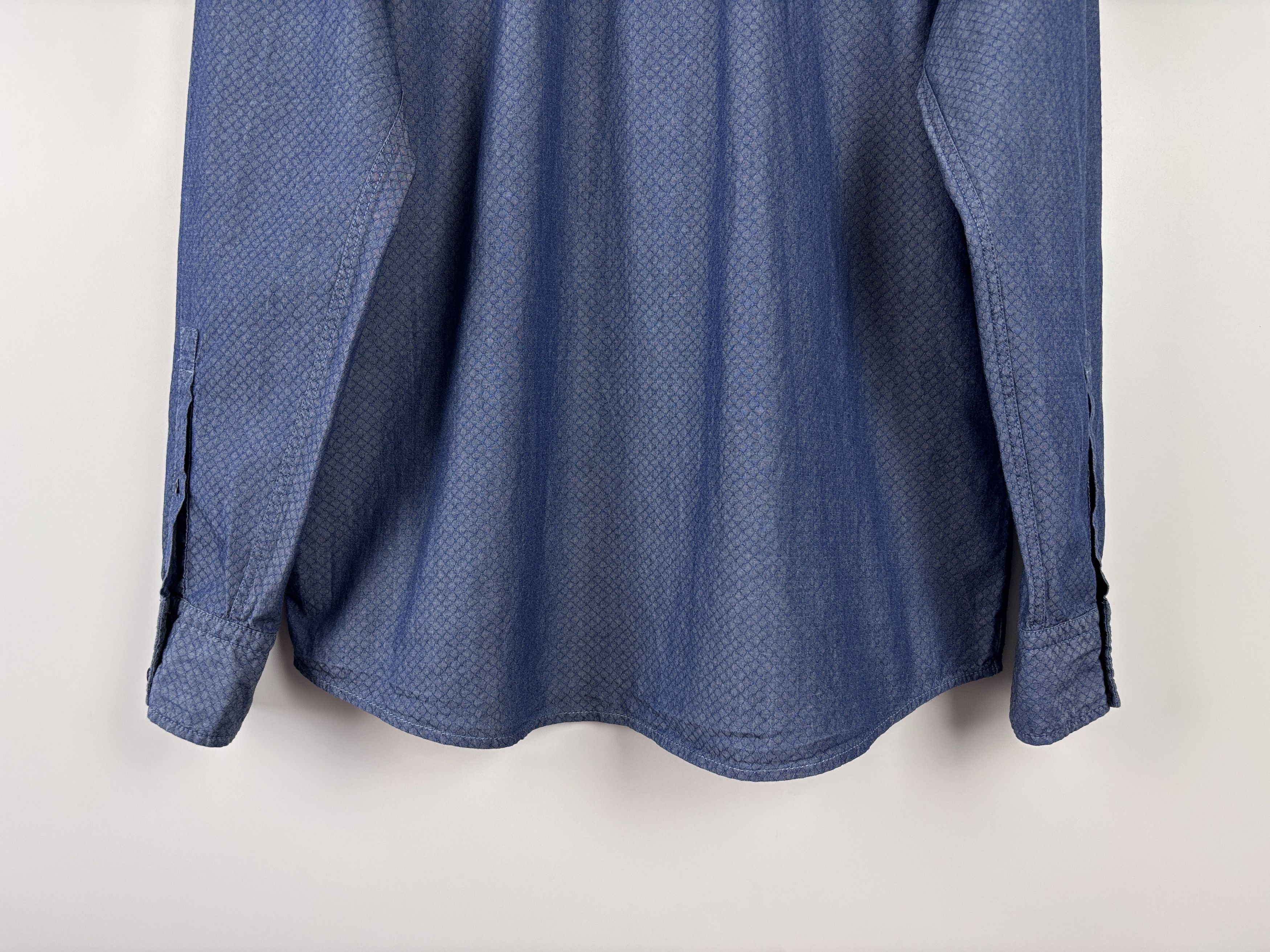Hugo Boss Hugo Boss Structured Long Sleeve Shirt Slim Fit XXL Size US XXL / EU 58 / 5 - 8 Thumbnail