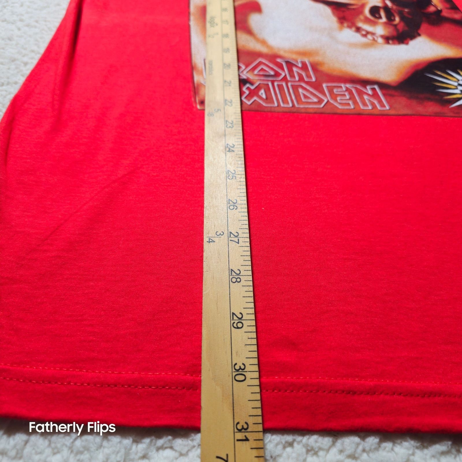 Fruit Of The Loom VTG New Iron maiden 2003 dance of death tour large Concert T Size US L / EU 52-54 / 3 - 6 Thumbnail