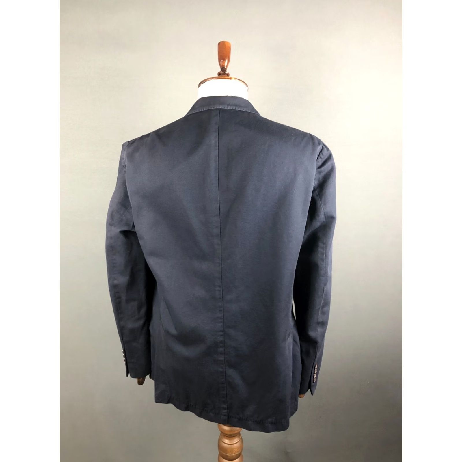 Ralph Lauren Ralph Lauren Blazer Men 44R Dark Blue Cotton Blend Single-Breasted" Size 44R - 3 Thumbnail