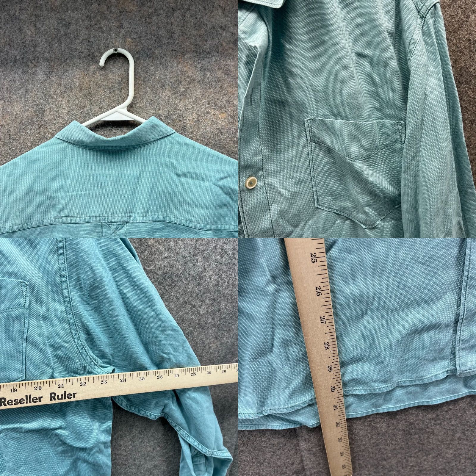 Tommy Bahama VINTAGE Tommy Bahama Shirt Mens L Light Blue Button-Down Tencel Dobby Dylan Preppy Size US L / EU 52-54 / 3 - 8 Thumbnail